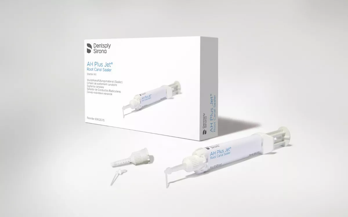 Dentsply AH Plus Jet шприц- материал для пломбирования каналов, 15 г.