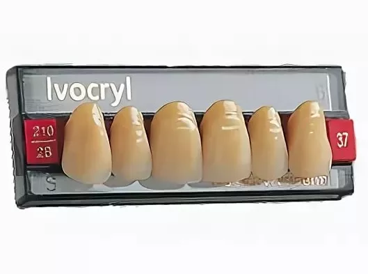 Зубы Ivocryl Набор из 6 зубов Chromascop фронт.верх. 37 510