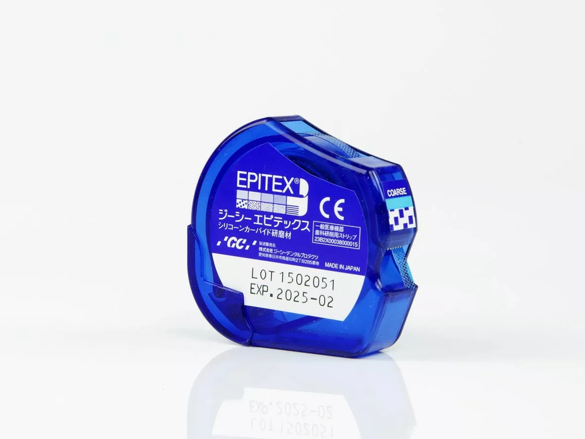 Epitex refil Coarce- полимерные штрипсы для финирования и полирования, крупноозернистые, картридж с лентой 10 м, цвет голубой