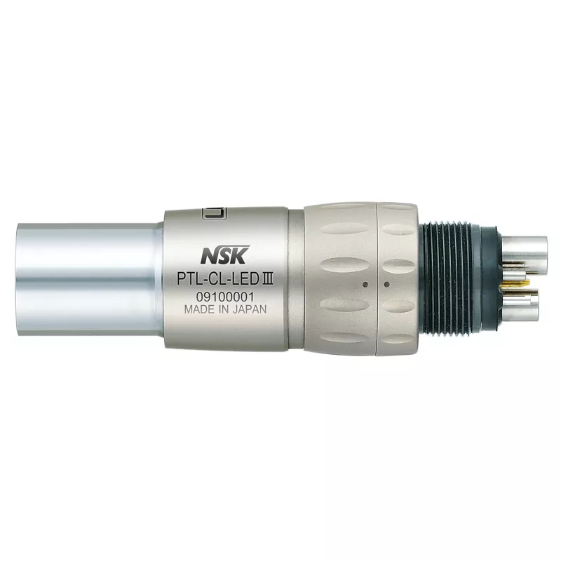 Переходник PTL-CL-LED III быстросъемный переходник с оптикой и с регулятором объема подачи воды, для турбин разъема NSK. NSK, Япония