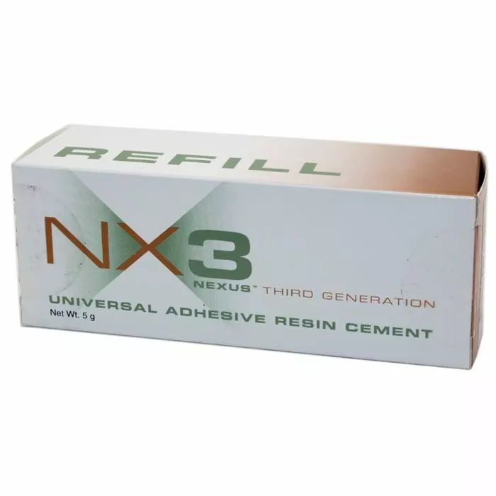 NX3 Refill - композитный цемент двойного отверждения для фиксации любых непрямых реставраций (белый опаковый), 5 г