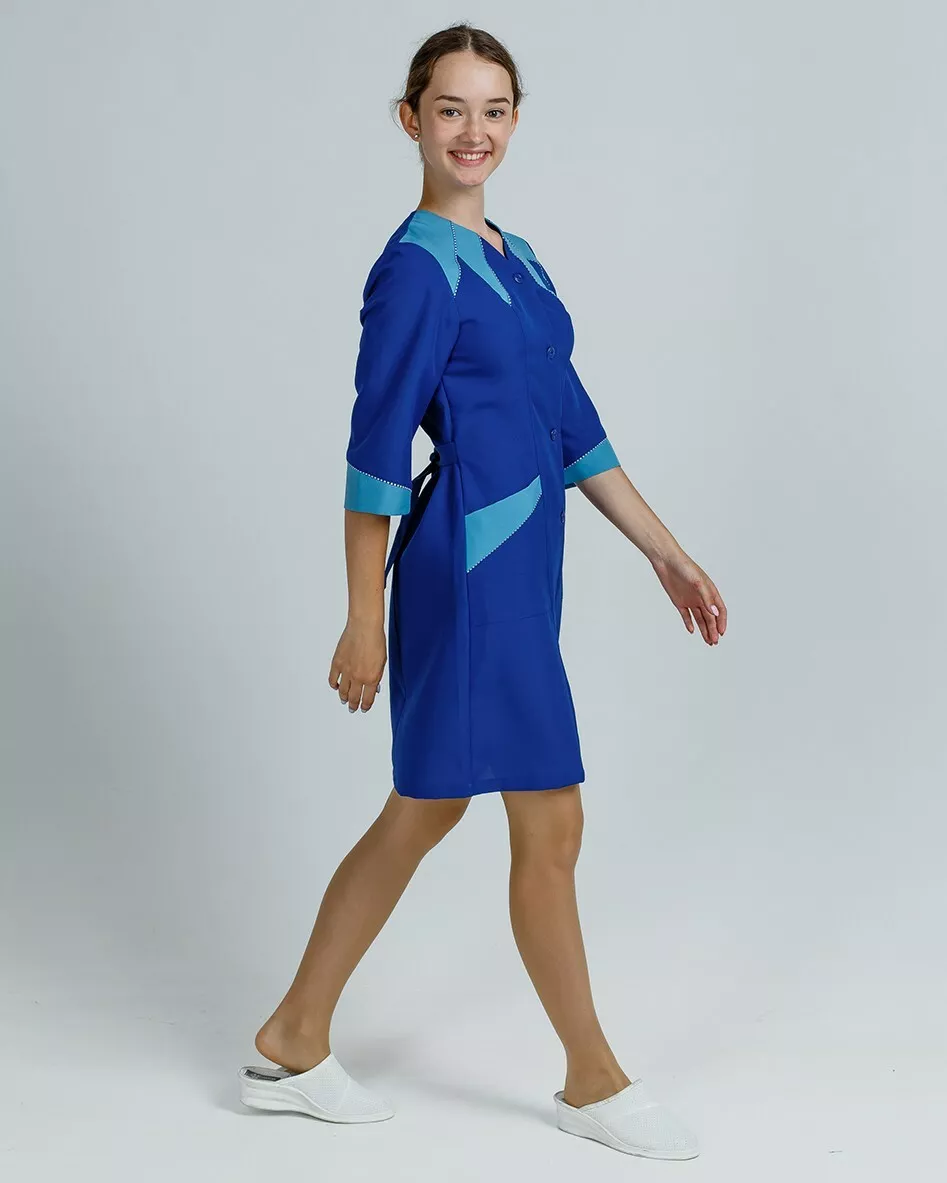 Халат женский ХМ.499, 60-62/170-176, синий