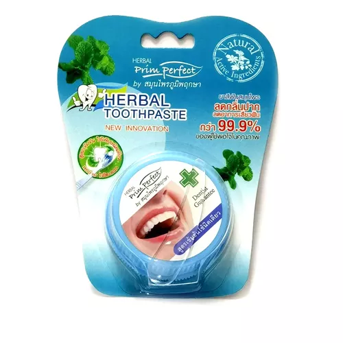 Растительная зубная паста Prim Perfect Herbal Toothpaste 25г в блистере