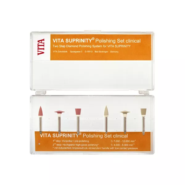 VITA SUPRINITY Polishing Set clinical - набор полиров для стеклокерамики, для углового наконечника