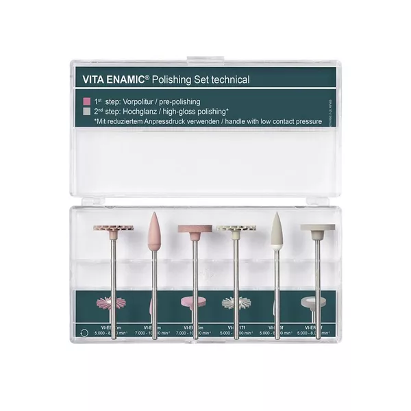 VITA ENAMIC Polishing Set technical - набор полиров для керамики, для прямого наконечника