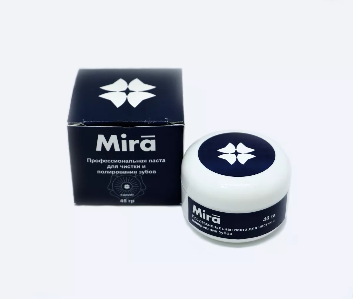 Паста "Kagayaki Mira", банка пластиковая, масса 45г, без фтора