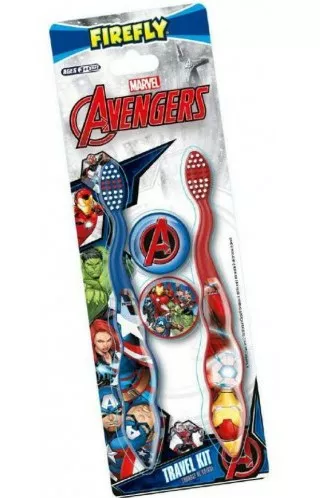 Firefly Avengers набор детских зубных щеток, 3-6 лет, 2 шт