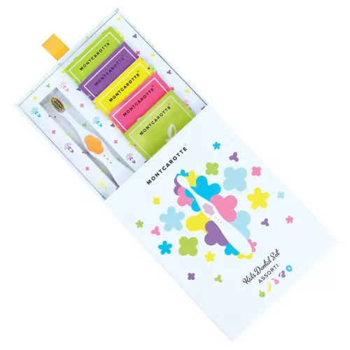 MontCarotte Подарочный набор детской косметики для зубов для детей Желтый, 0+