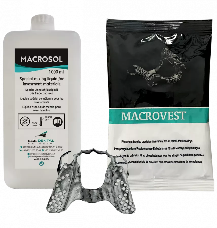 Macrovest - паковочная масса для частичных протезов 18кг+2л, EGE DENTAL