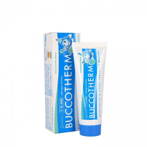 Зубная паста Buccotherm для детей 7-12 лет вкус сладкая мята с термальной родниковой водой, 50 мл