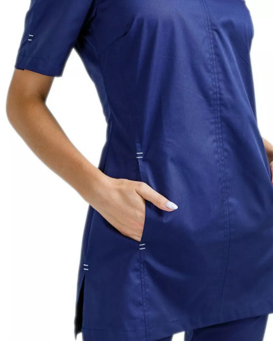 Куртка женская КМ.579 р.40, рост 158-164 (цвет синий)